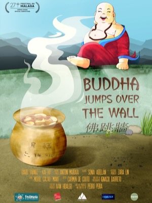 BUDDAH JUMPS OVER THE WALL